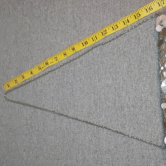 Lulu's Floral Embellished Clutch in Pink and Silver - Picture 10 of 10